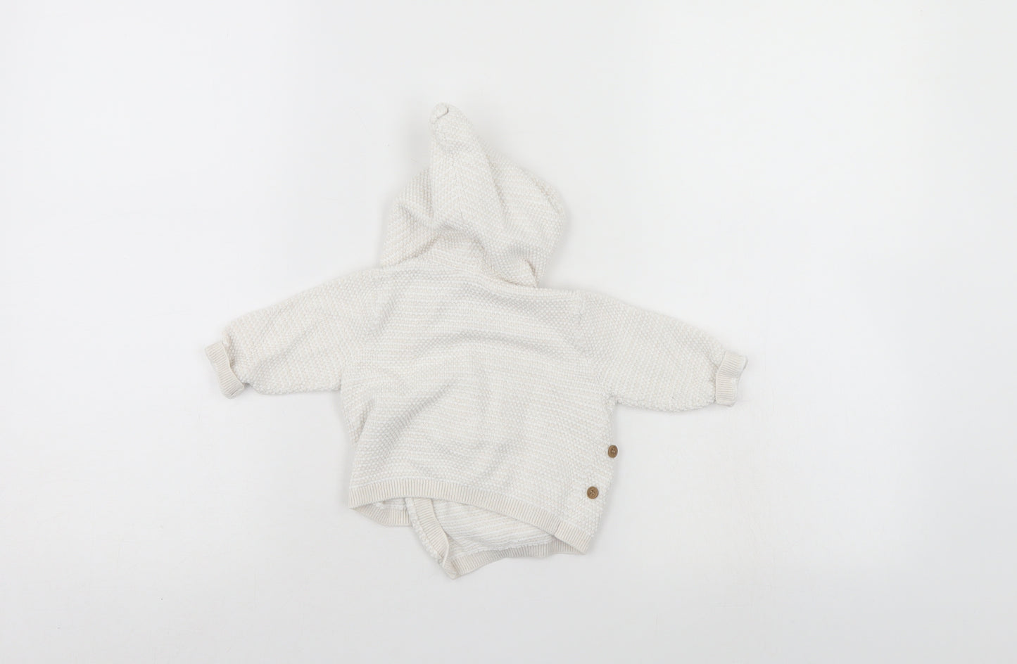 Mothercare Baby White   Cardigan Jumper Size 0-3 Months  - hoodie / wrap