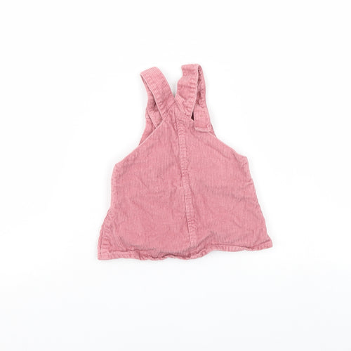 NEXT  Pink  Corduroy Pinafore/Dungaree Dress  Size 3-6 Months