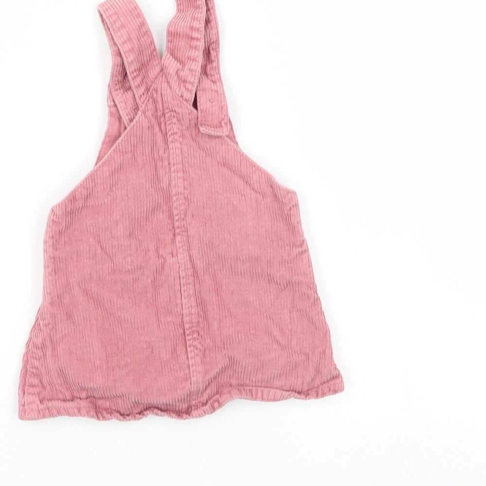 NEXT  Pink  Corduroy Pinafore/Dungaree Dress  Size 3-6 Months
