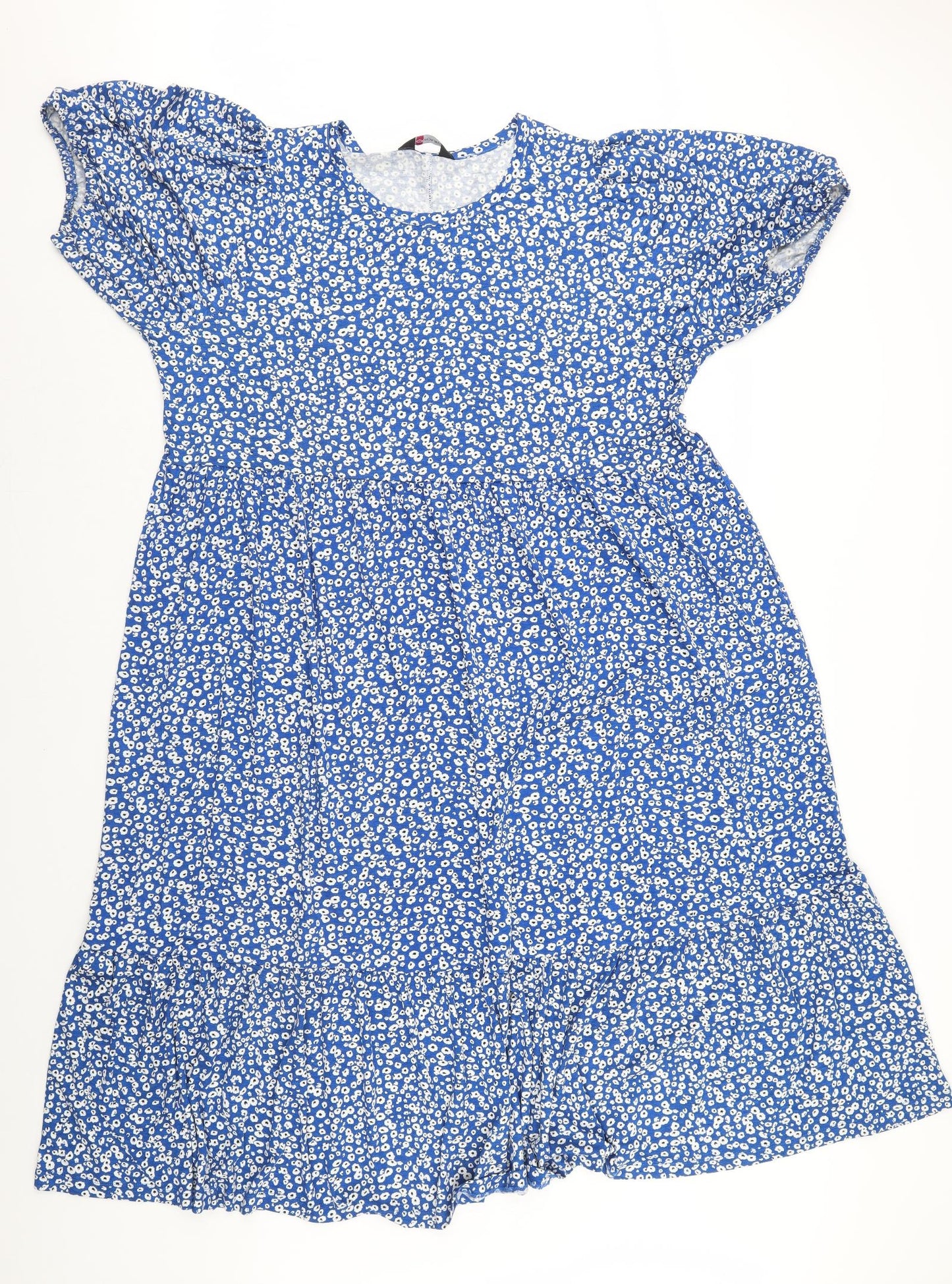 love yours Womens Blue Floral  A-Line  Size 24
