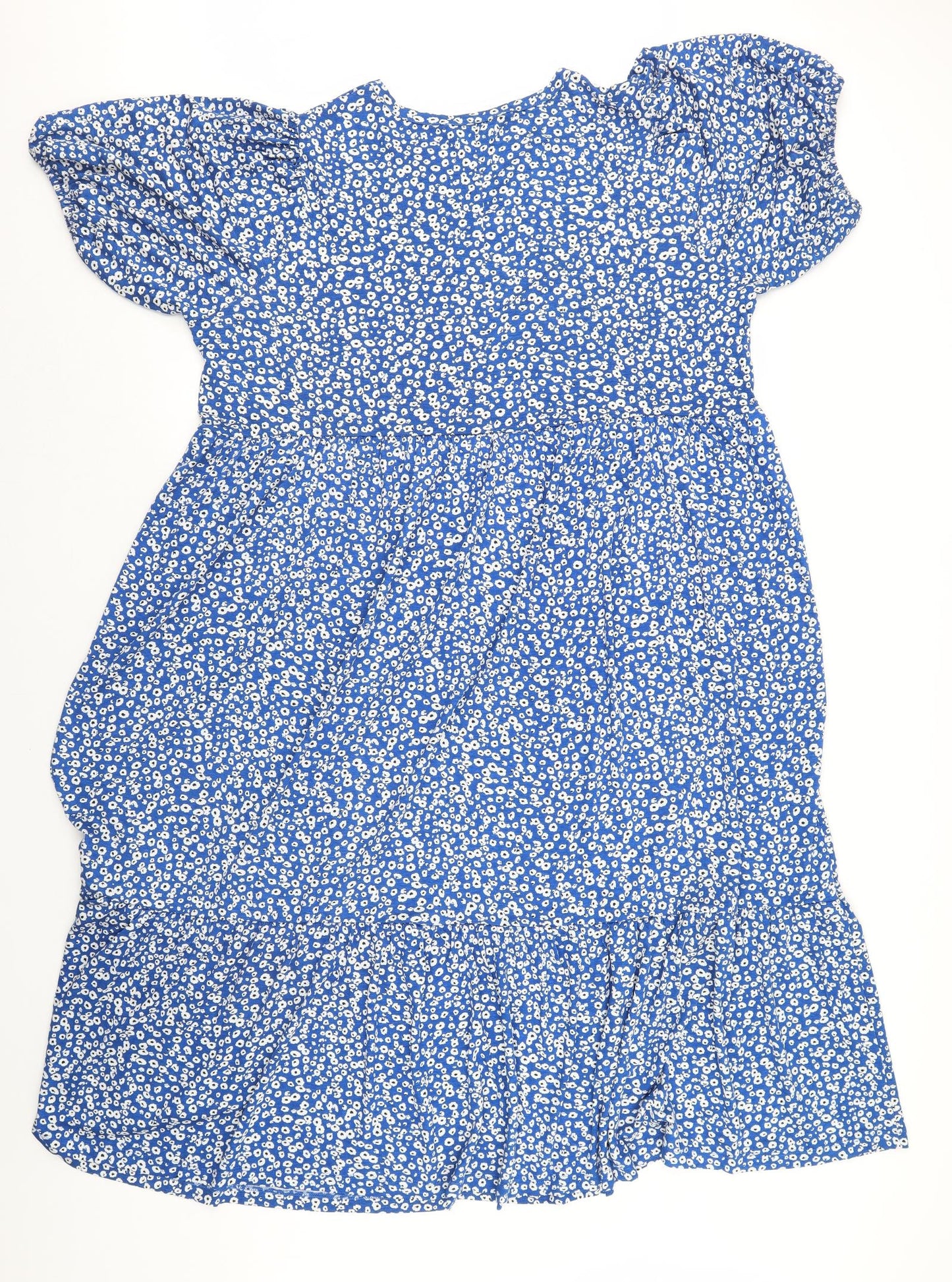 love yours Womens Blue Floral  A-Line  Size 24