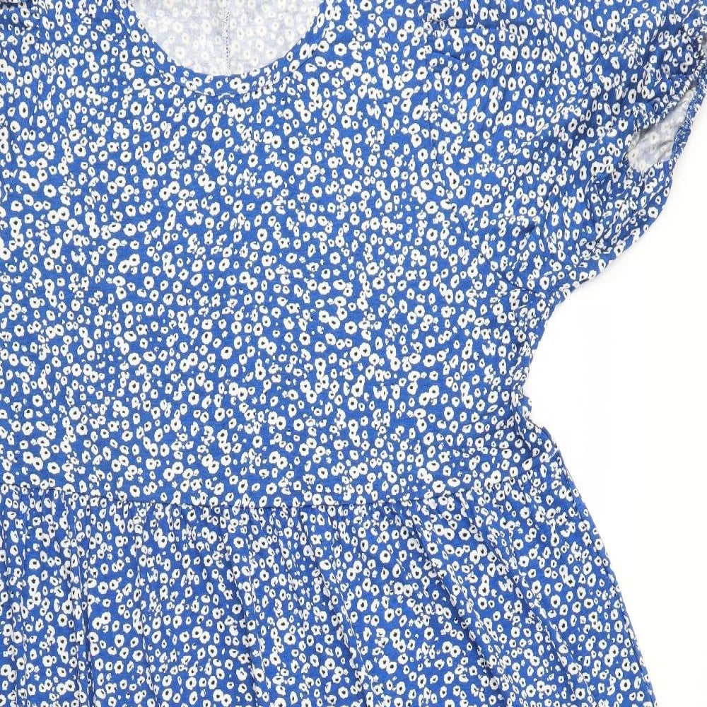 love yours Womens Blue Floral  A-Line  Size 24