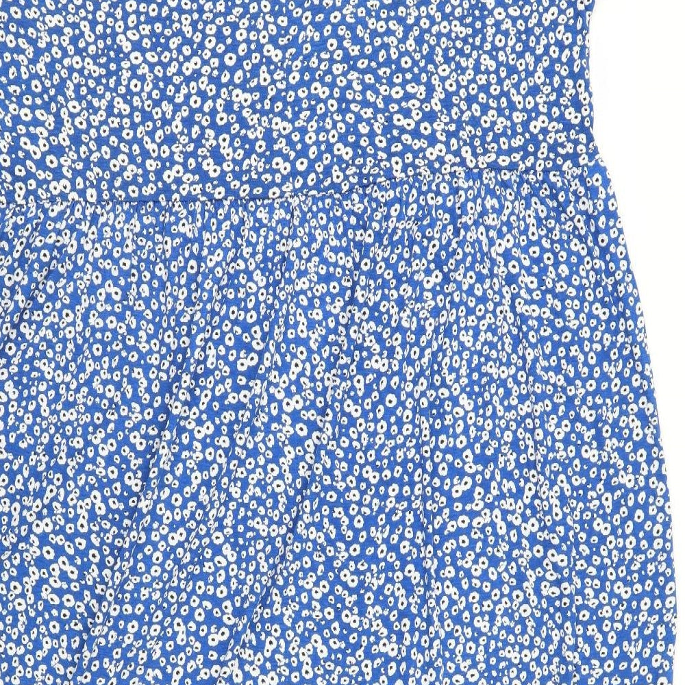 love yours Womens Blue Floral  A-Line  Size 24