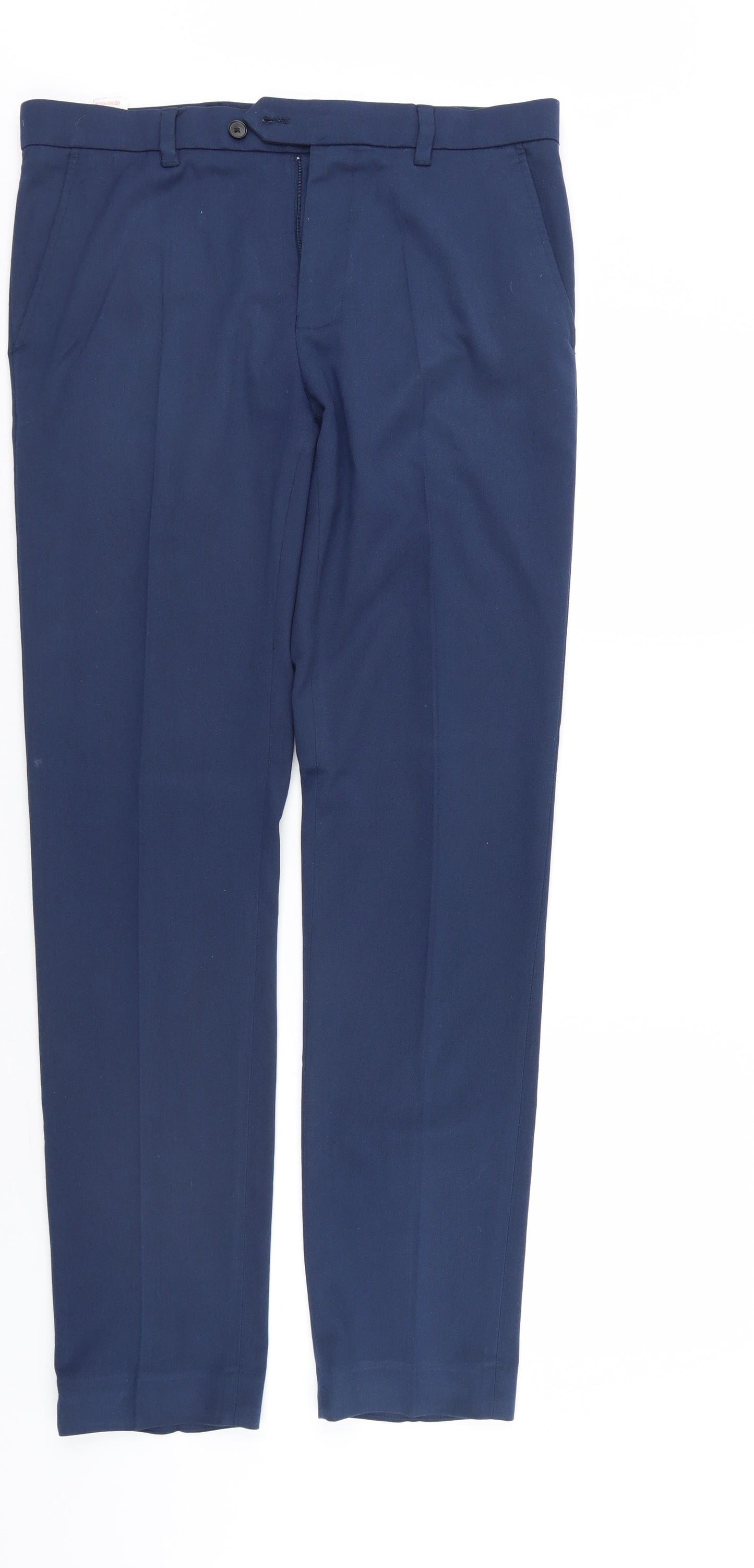 NEXT Mens Blue   Chino Trousers Size 32 L33 in