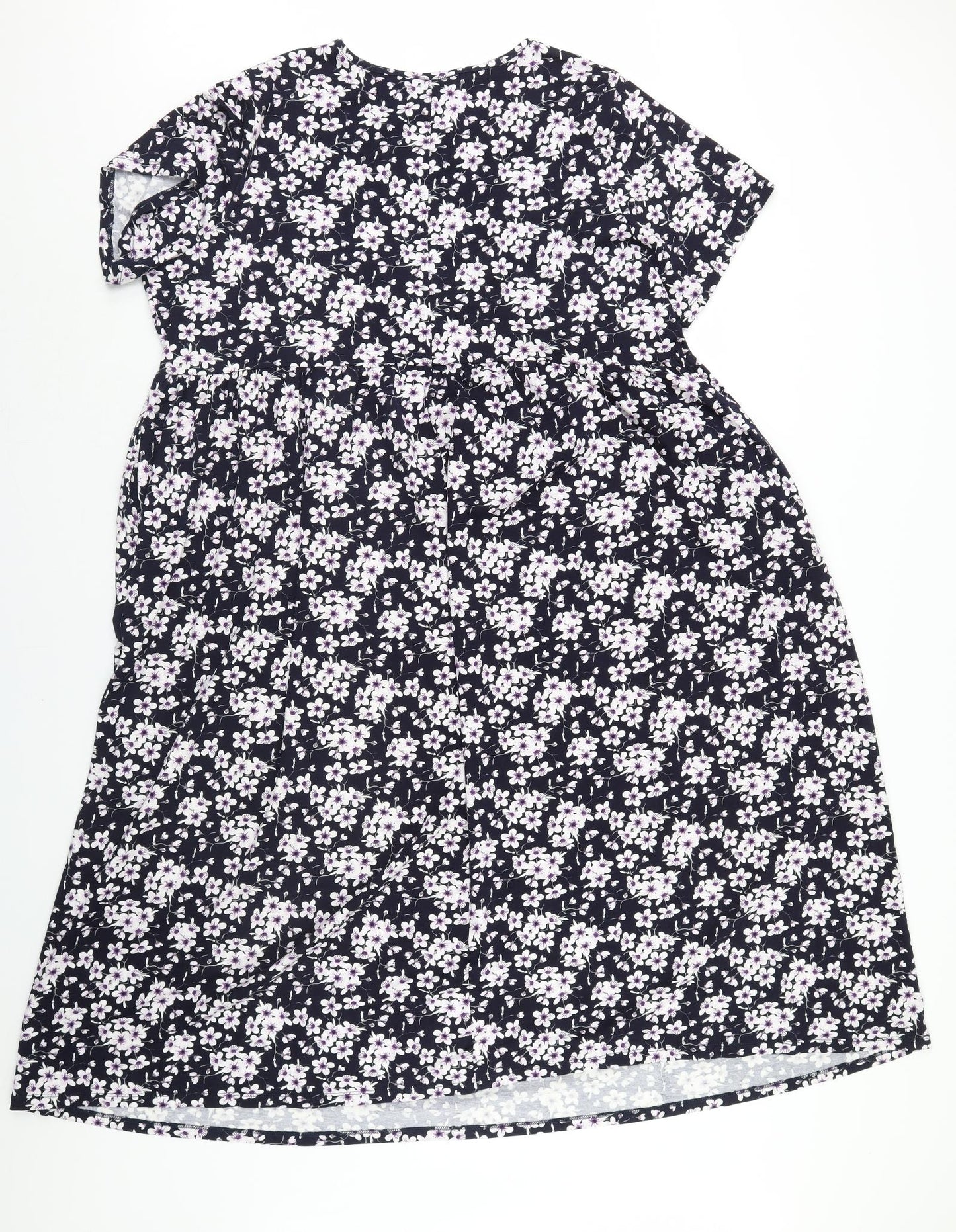 Love yOURS Womens Blue Floral  Shift  Size 24