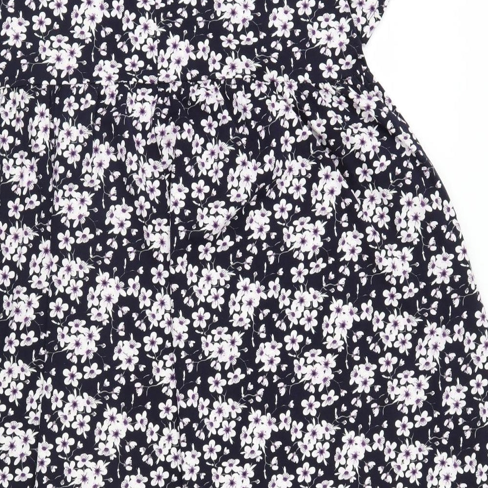 Love yOURS Womens Blue Floral  Shift  Size 24