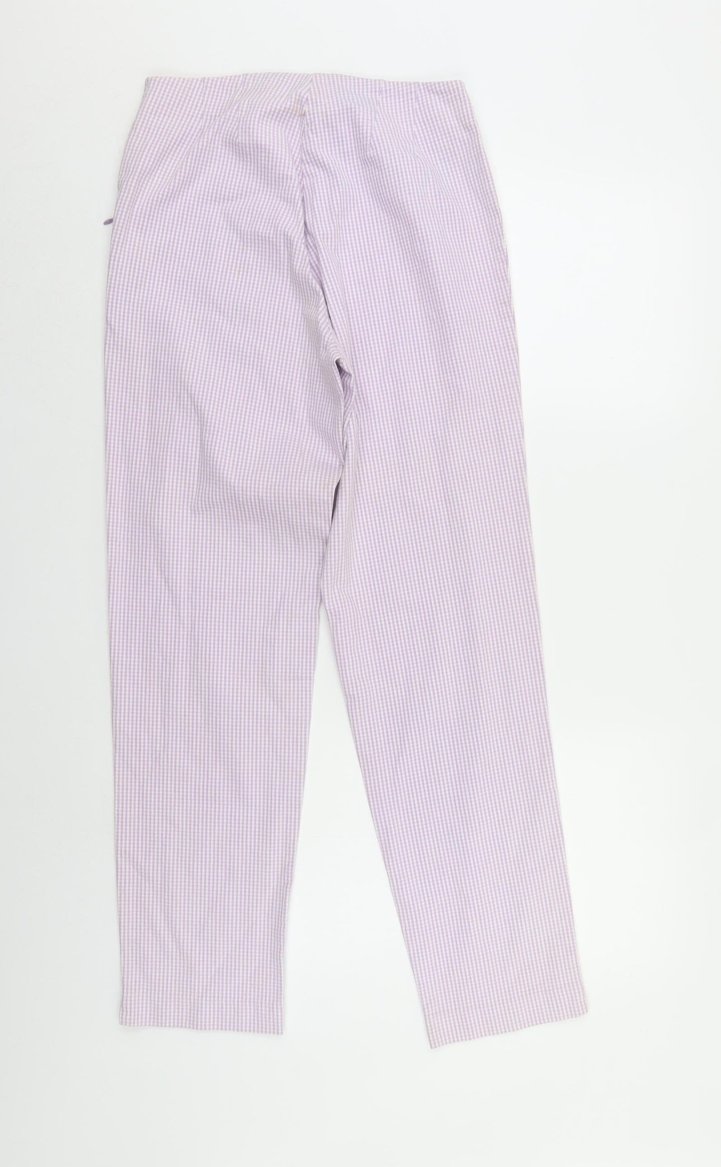 Boden Womens Pink Plaid  Sweatpants Trousers Size 10 L29 in