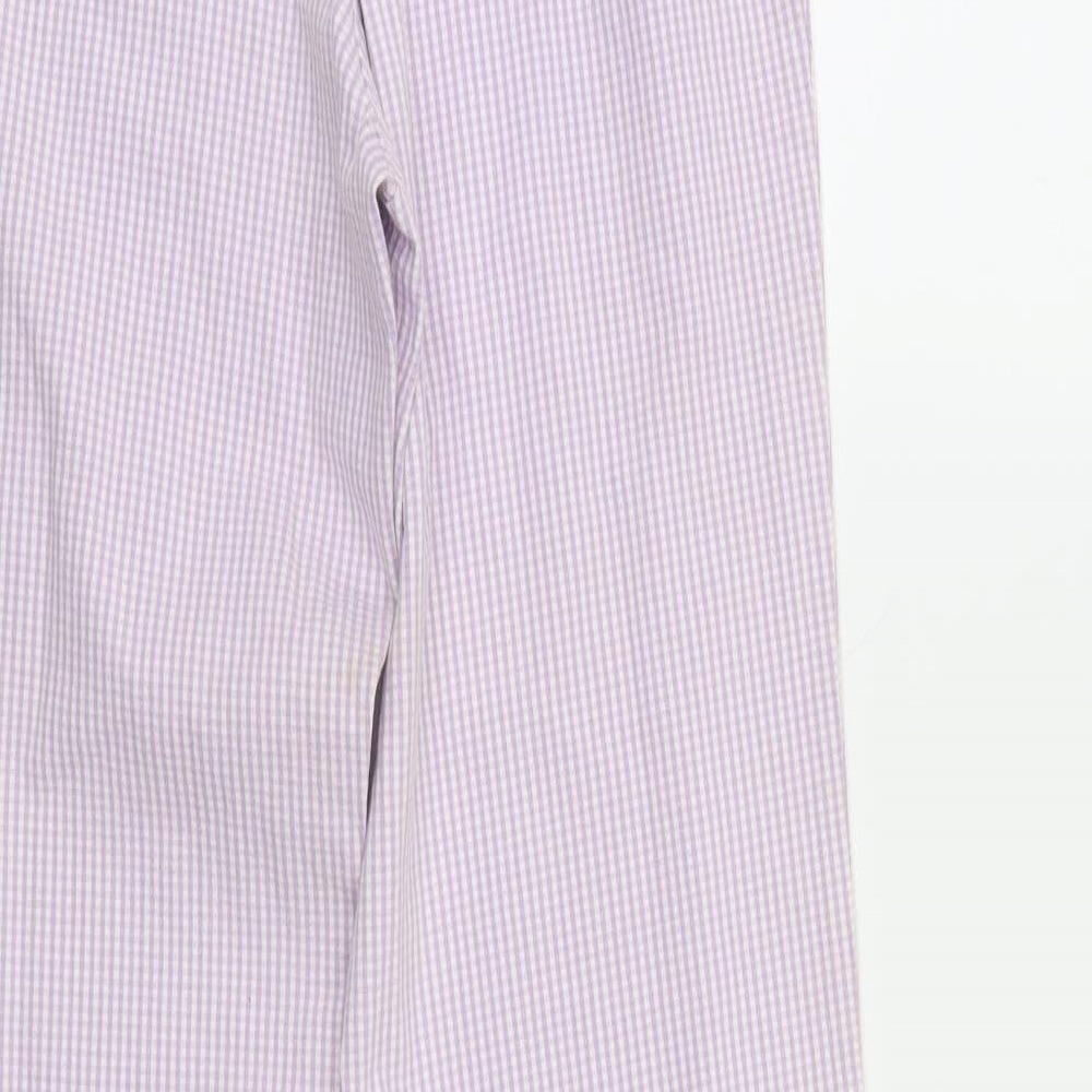 Boden Womens Pink Plaid  Sweatpants Trousers Size 10 L29 in