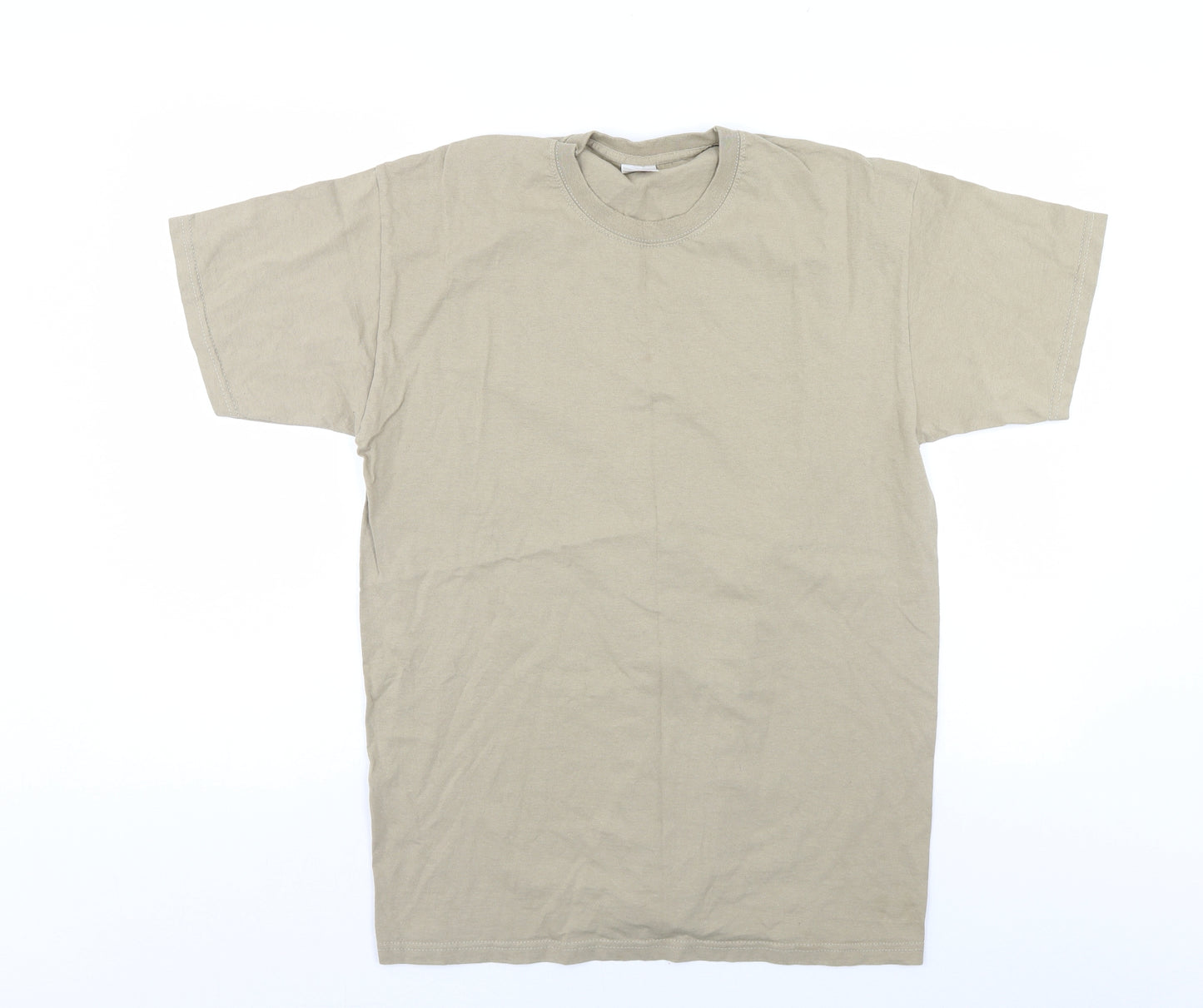 Fruit of the Loom Mens Beige    T-Shirt Size L