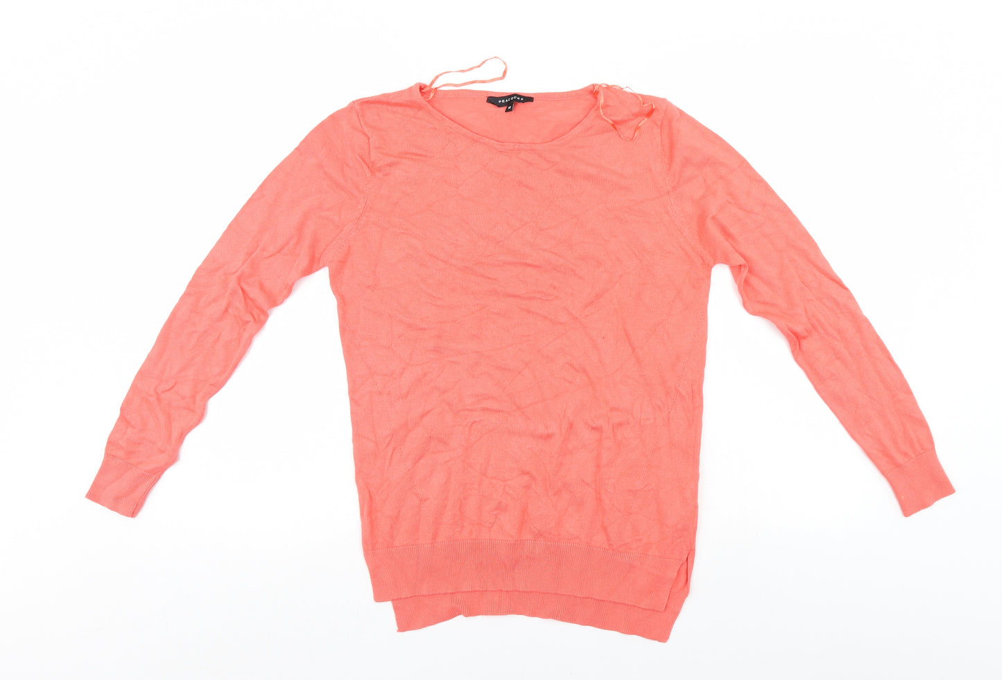 Peacocks Womens Orange   Pullover Jumper Size 10