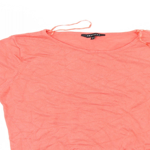Peacocks Womens Orange   Pullover Jumper Size 10