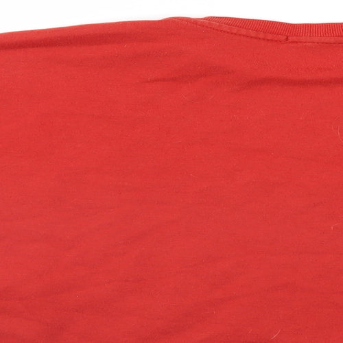 Primark Womens Red   Pullover Sweatshirt Size 18  - cropped
