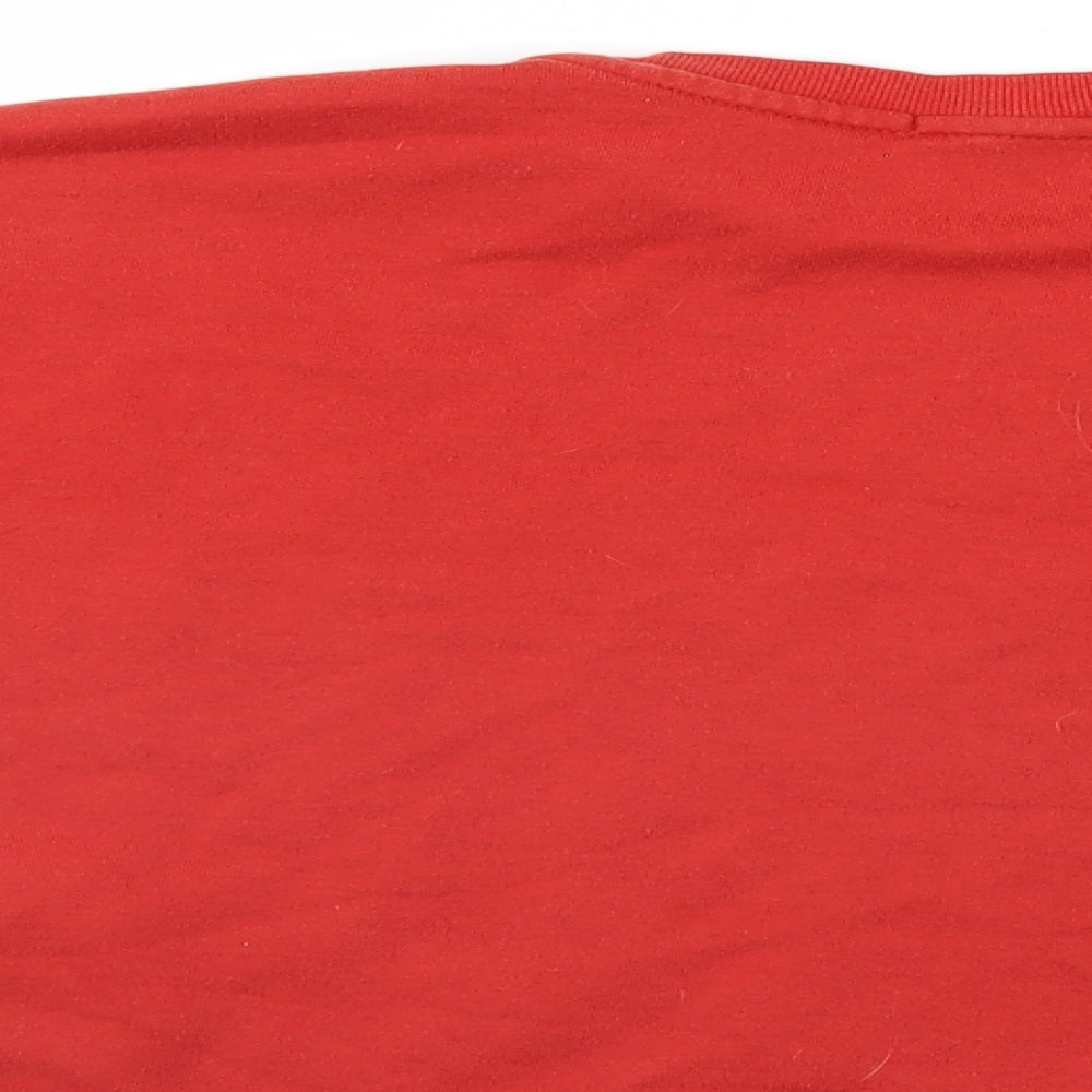Primark Womens Red   Pullover Sweatshirt Size 18  - cropped
