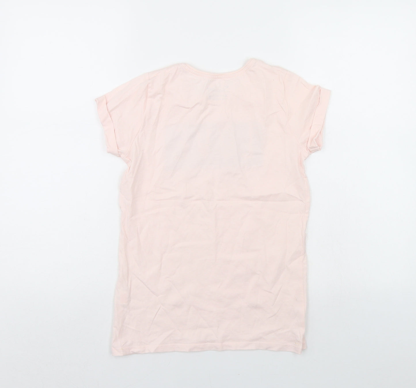 Primark Girls Pink   Basic T-Shirt Size 11-12 Years