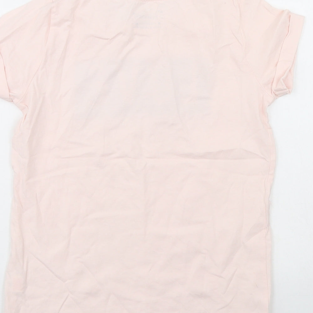 Primark Girls Pink   Basic T-Shirt Size 11-12 Years