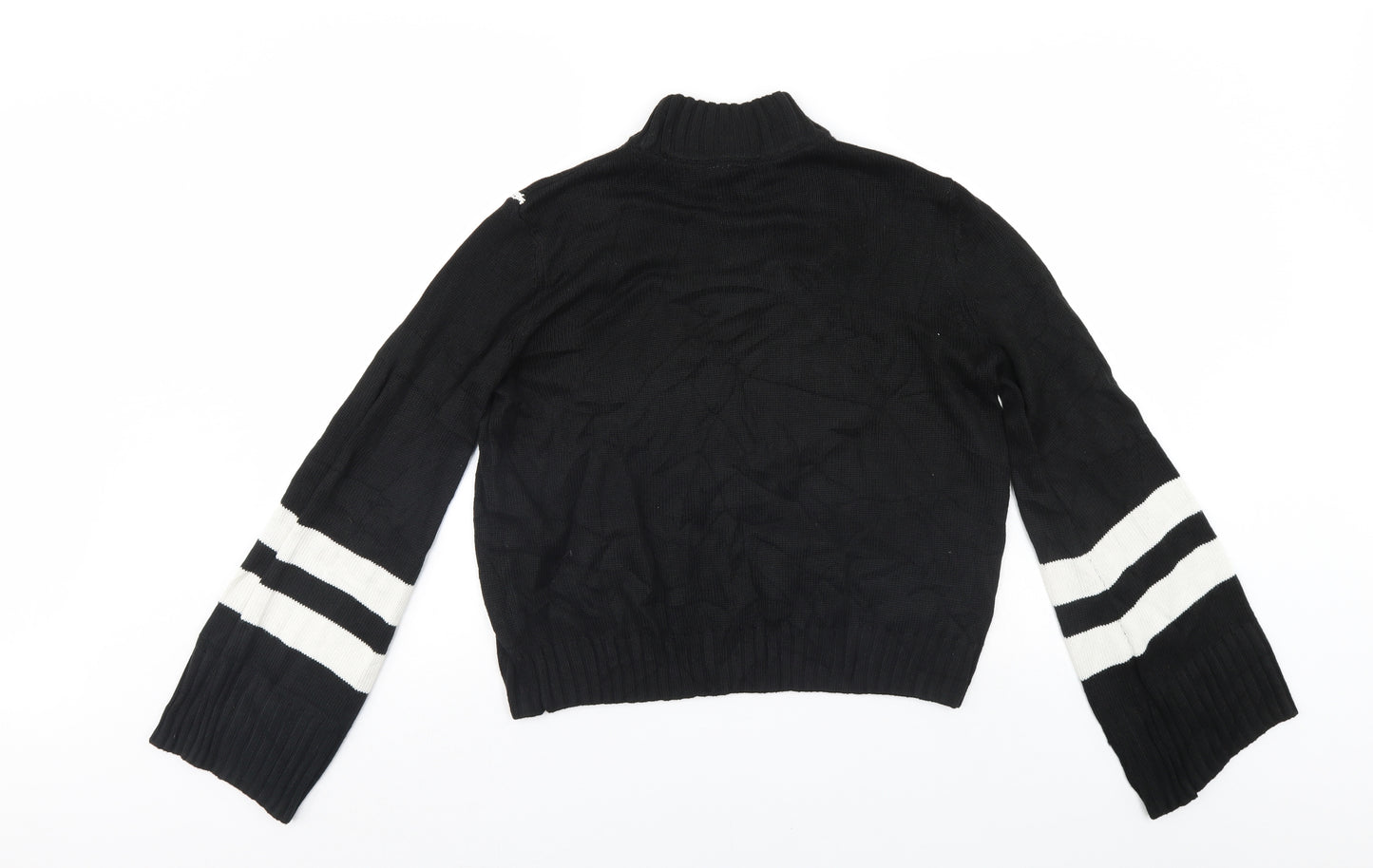 Divided Womens Black   Pullover Jumper Size M