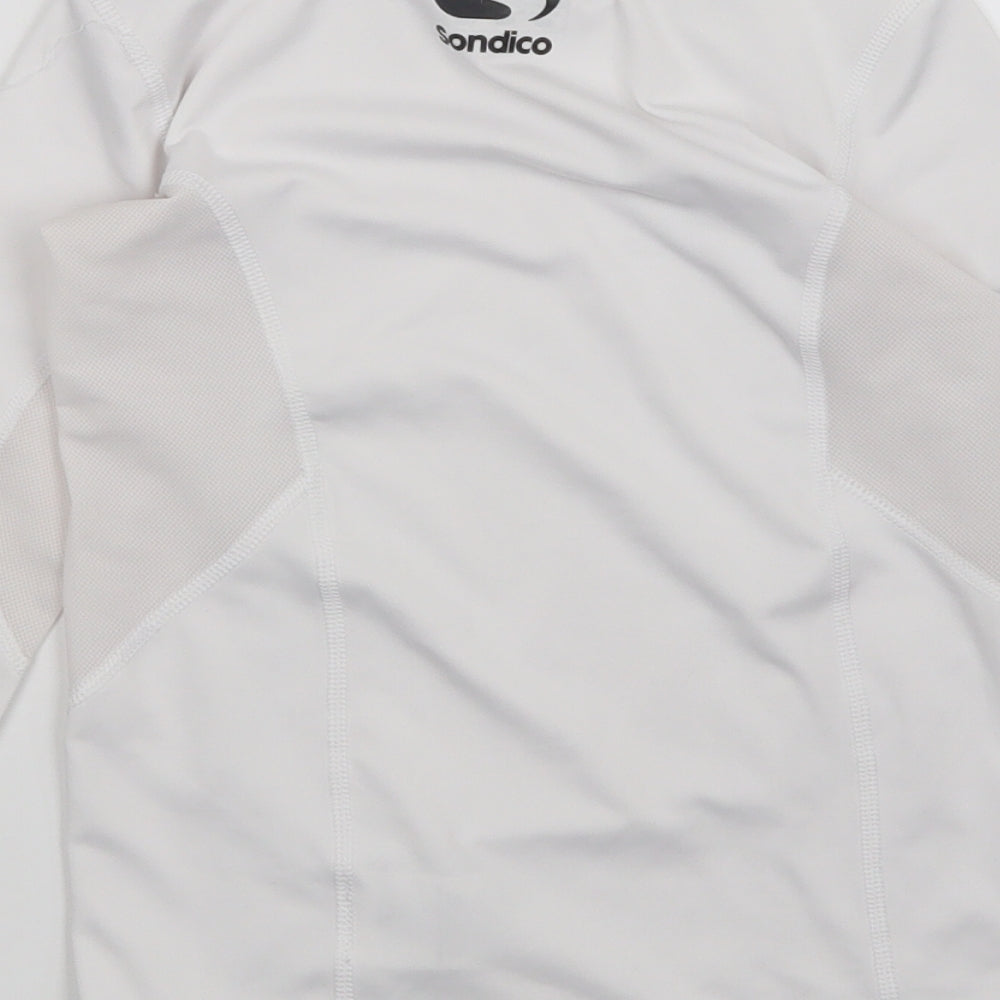 Sondico Boys White   Basic T-Shirt Size 9-10 Years