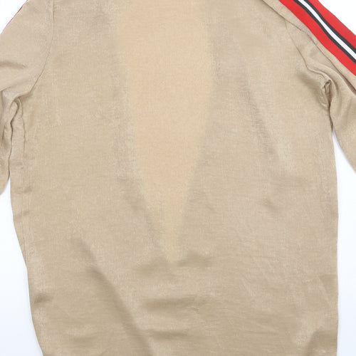 ravi famous Womens Gold   Cardigan Jumper Size 8