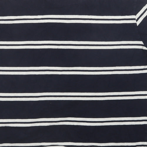 TU Mens Multicoloured Striped   Polo Size M