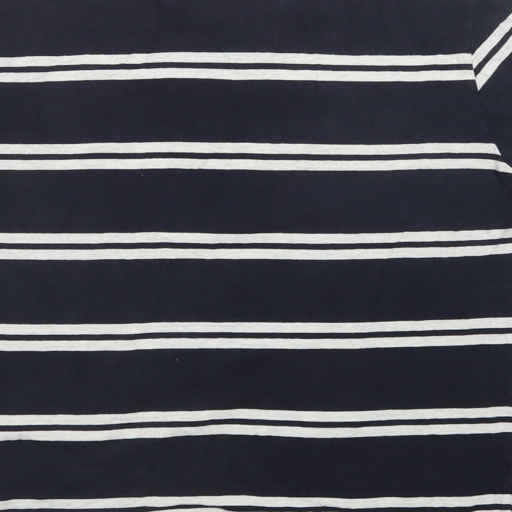 TU Mens Multicoloured Striped   Polo Size M