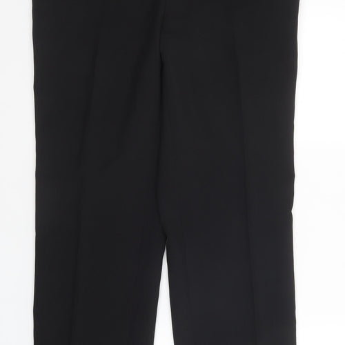 tailor & cutter Mens Black   Trousers  Size 34 in L31 in