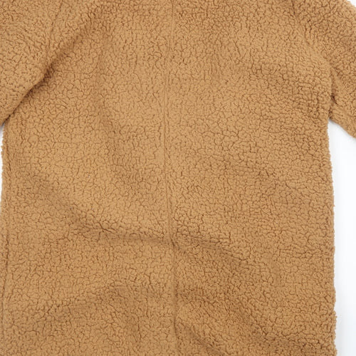Preworn Womens Brown   Overcoat Coat Size L