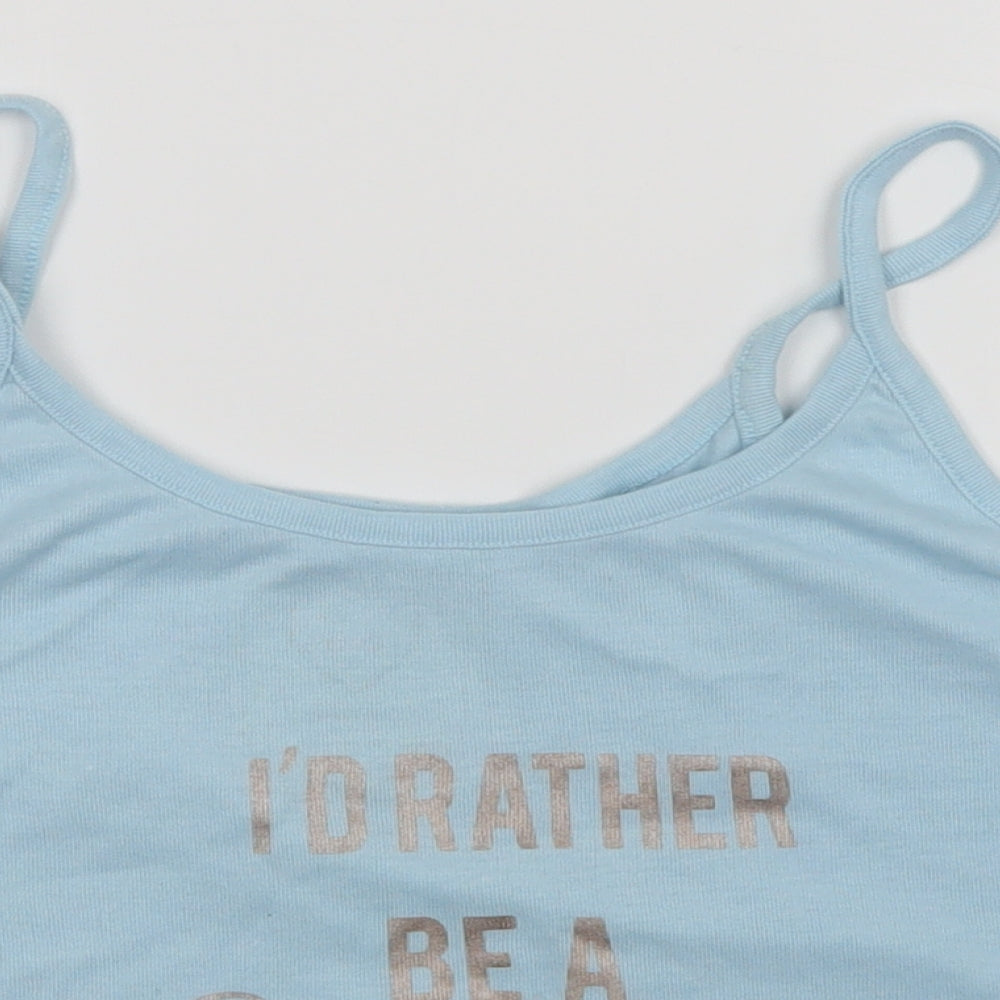 boux Womens Blue   Top Pyjama Top Size 8