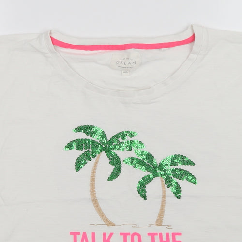 NEXT Womens White   Top Pyjama Top Size XS