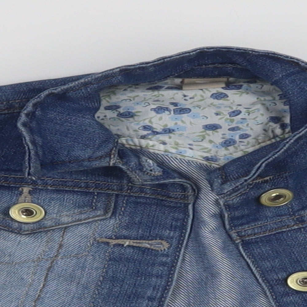 TU Girls Blue  Denim Jacket  Size 12-18 Months
