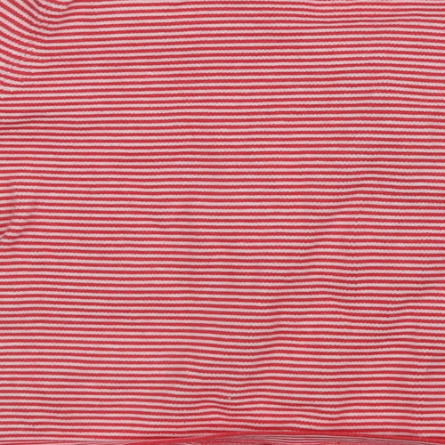 F&F Girls Red Striped  Cardigan Jumper Size 12-18 Months