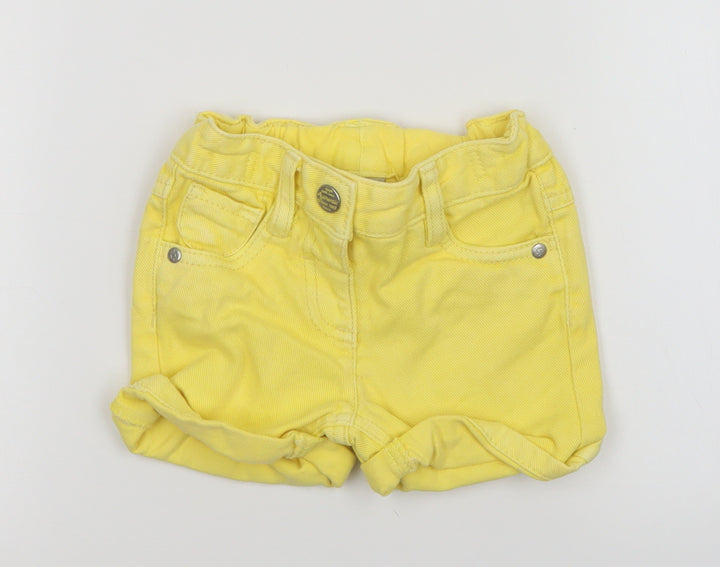 F&F Girls Yellow Jeans Size 12-18 Months