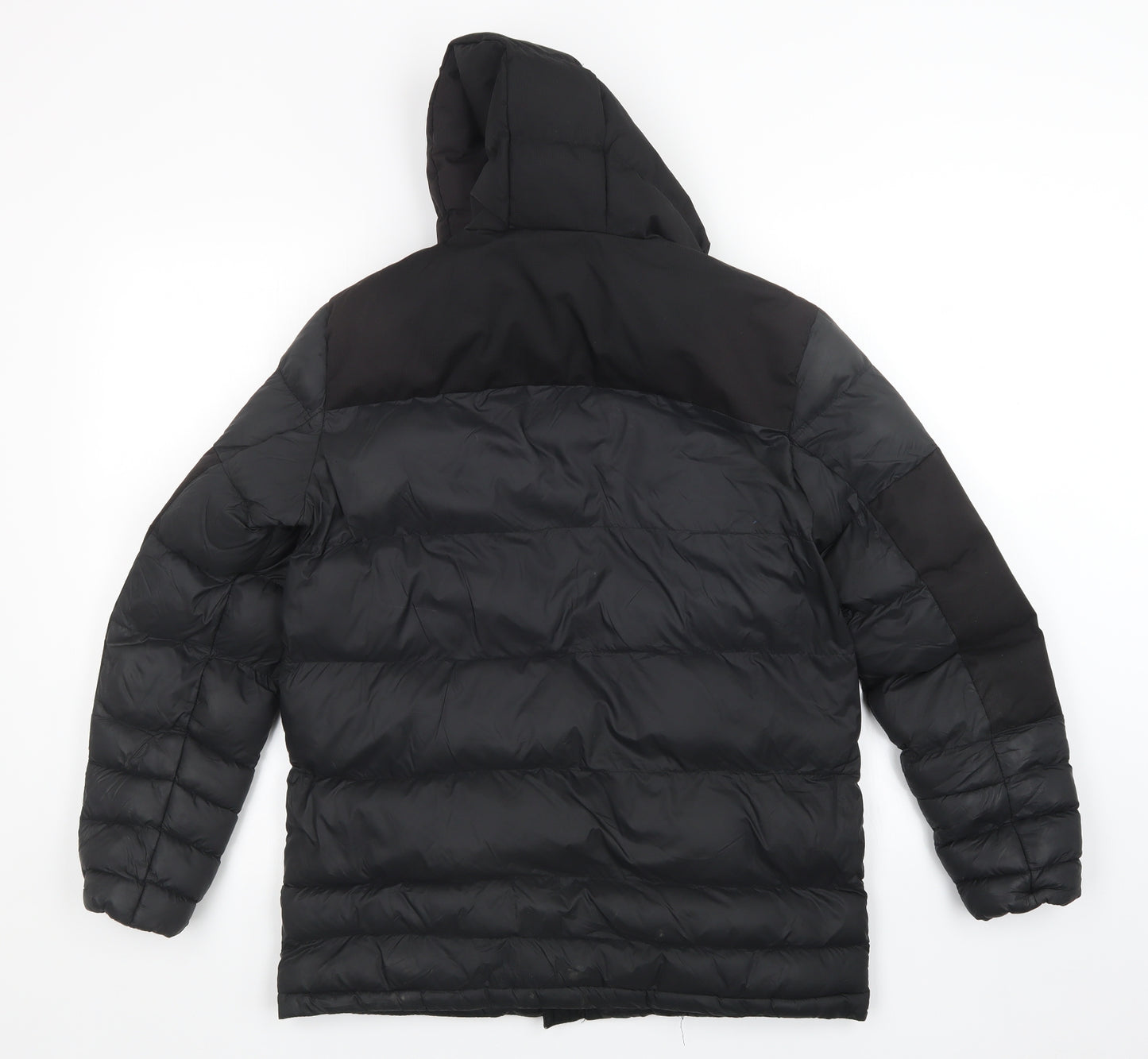 kings will dream Boys Black   Puffer Jacket Coat Size 14-15 Years