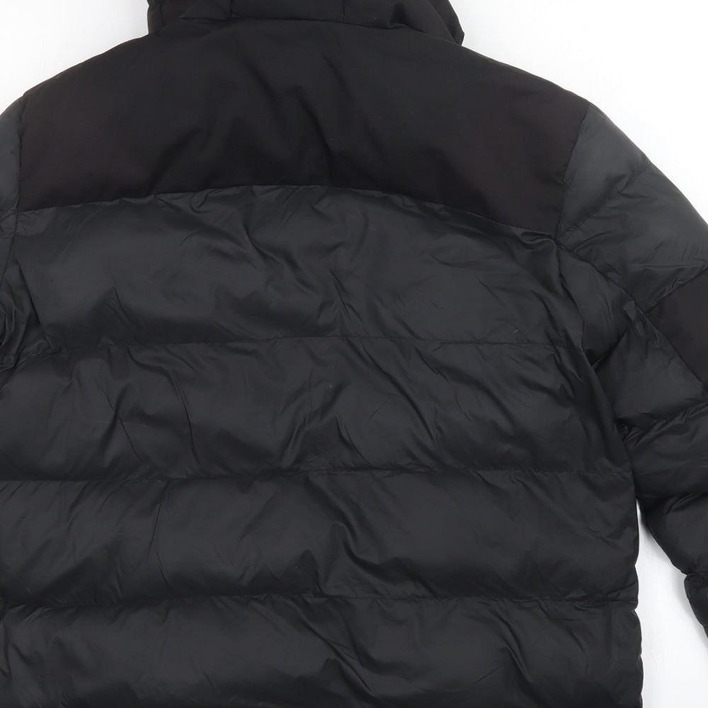 kings will dream Boys Black   Puffer Jacket Coat Size 14-15 Years
