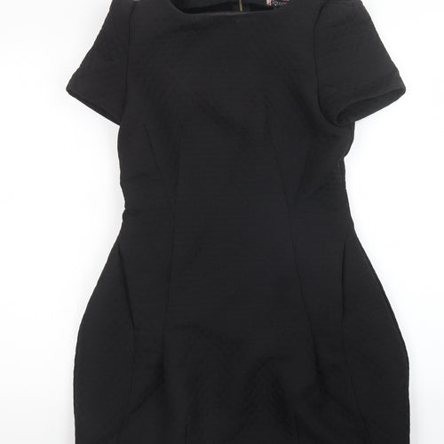 ribbon Womens Black   Tunic Jumper Size 8