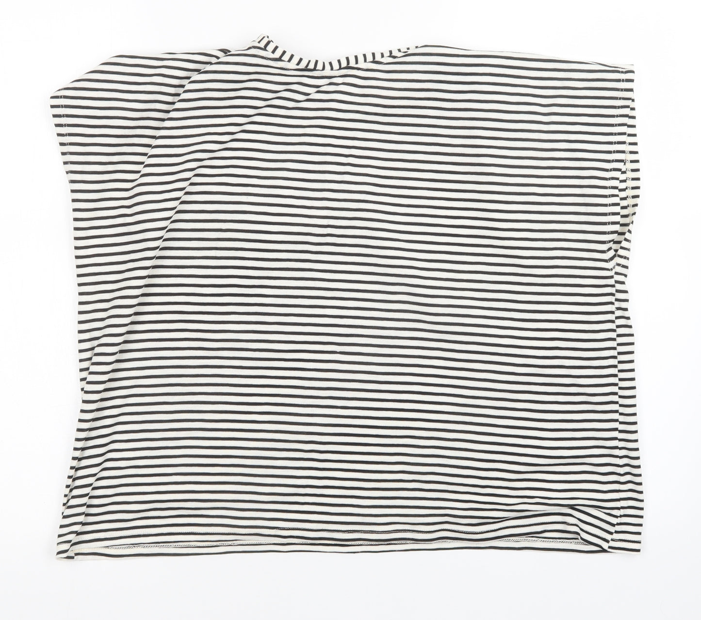 Zara Womens Multicoloured Striped  Basic Blouse Size 6
