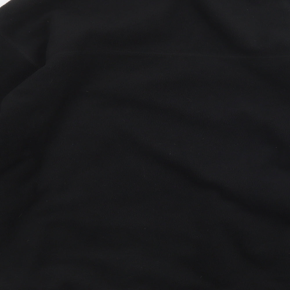EWM Mens Black  Fleece Full Zip Sweatshirt Size L