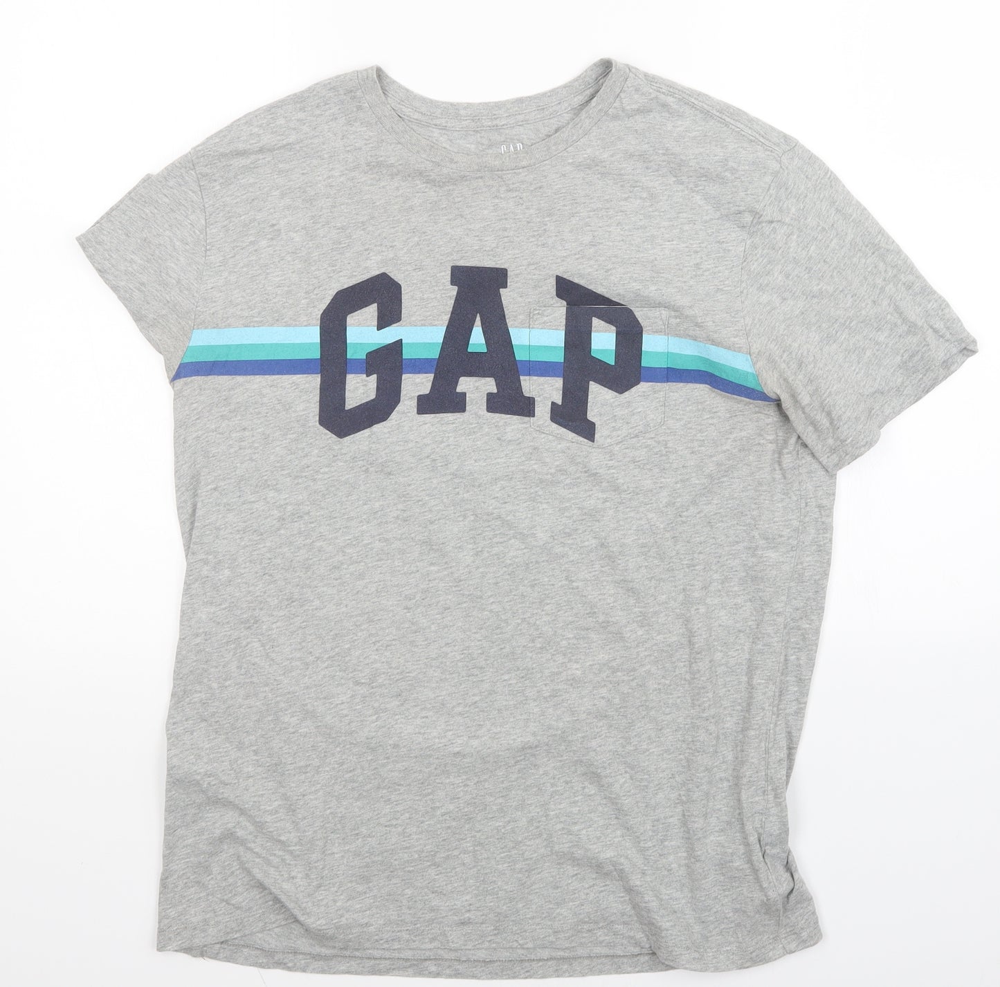 Gap Mens Grey    T-Shirt Size L