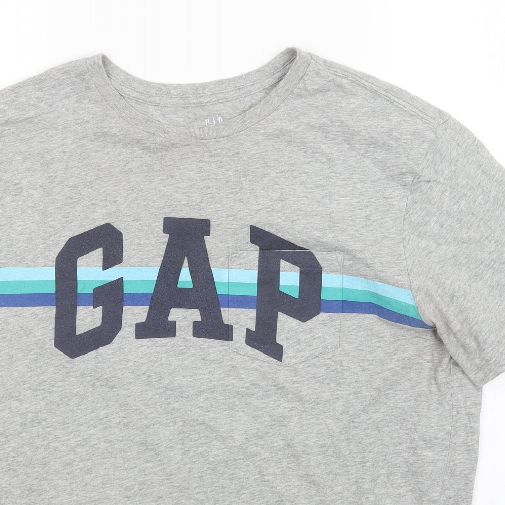 Gap Mens Grey    T-Shirt Size L