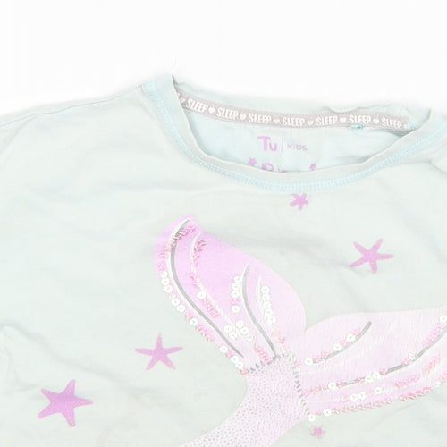 TU Girls Green   Top Pyjama Top Size 6-7 Years