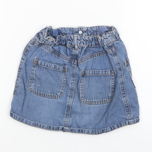 River Island Girls Blue  Denim Mini Skirt Size 5 Years