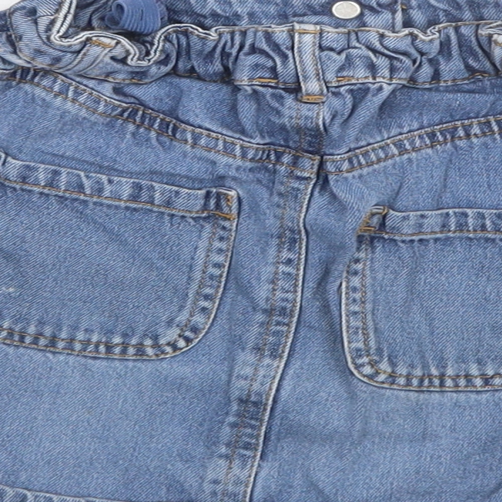 River Island Girls Blue  Denim Mini Skirt Size 5 Years
