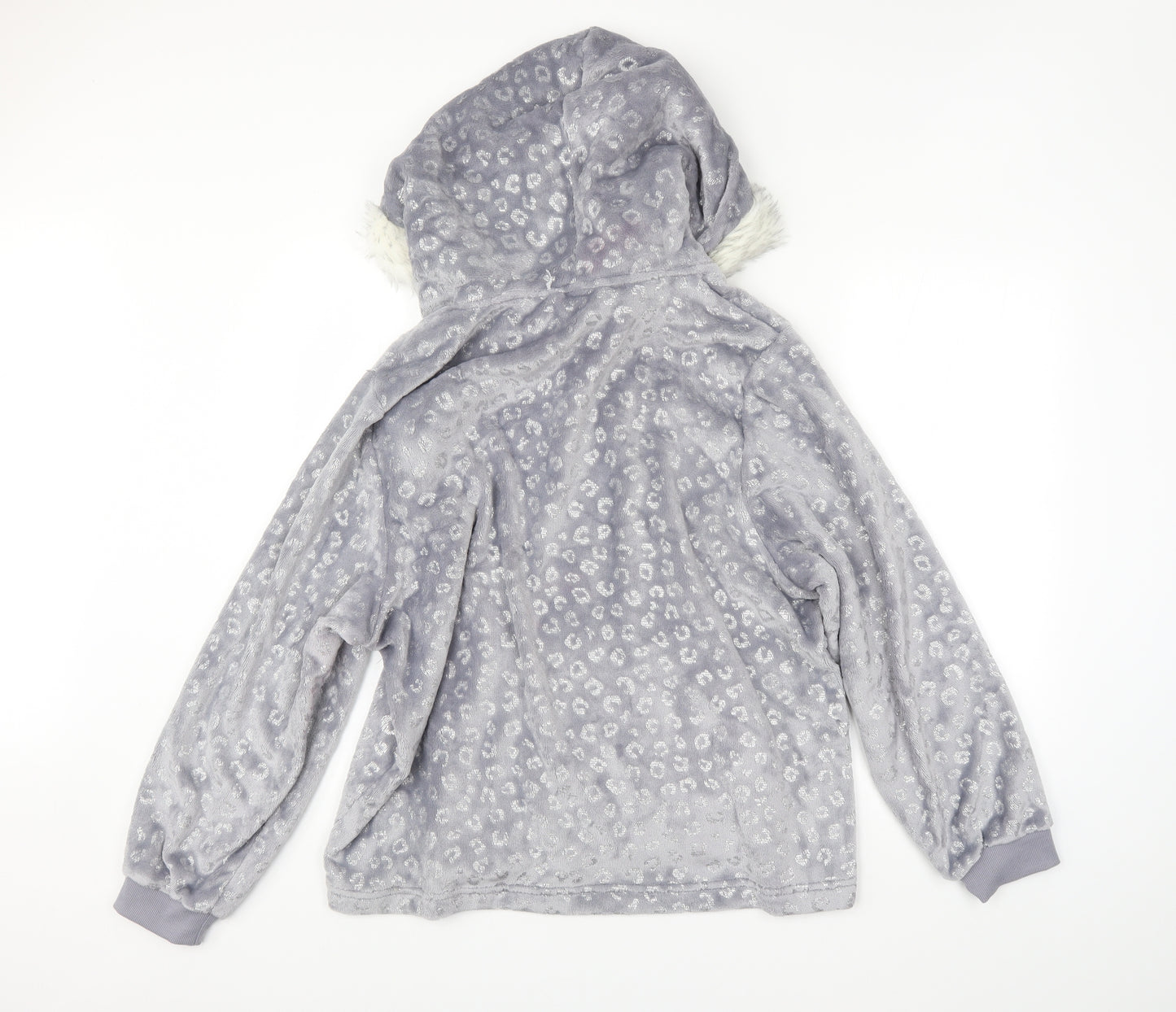 George Womens Purple Animal Print   Pyjama Top Size 20