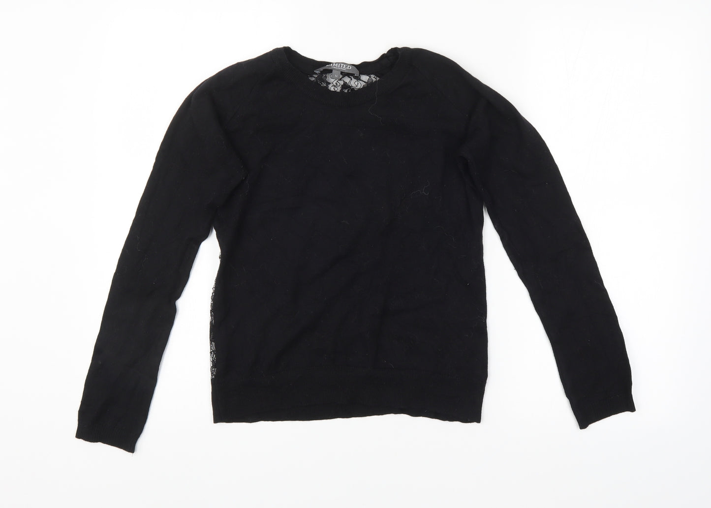 LIMITED COLLECTION Womens Black Floral  Pullover Jumper Size 14