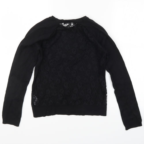 LIMITED COLLECTION Womens Black Floral  Pullover Jumper Size 14