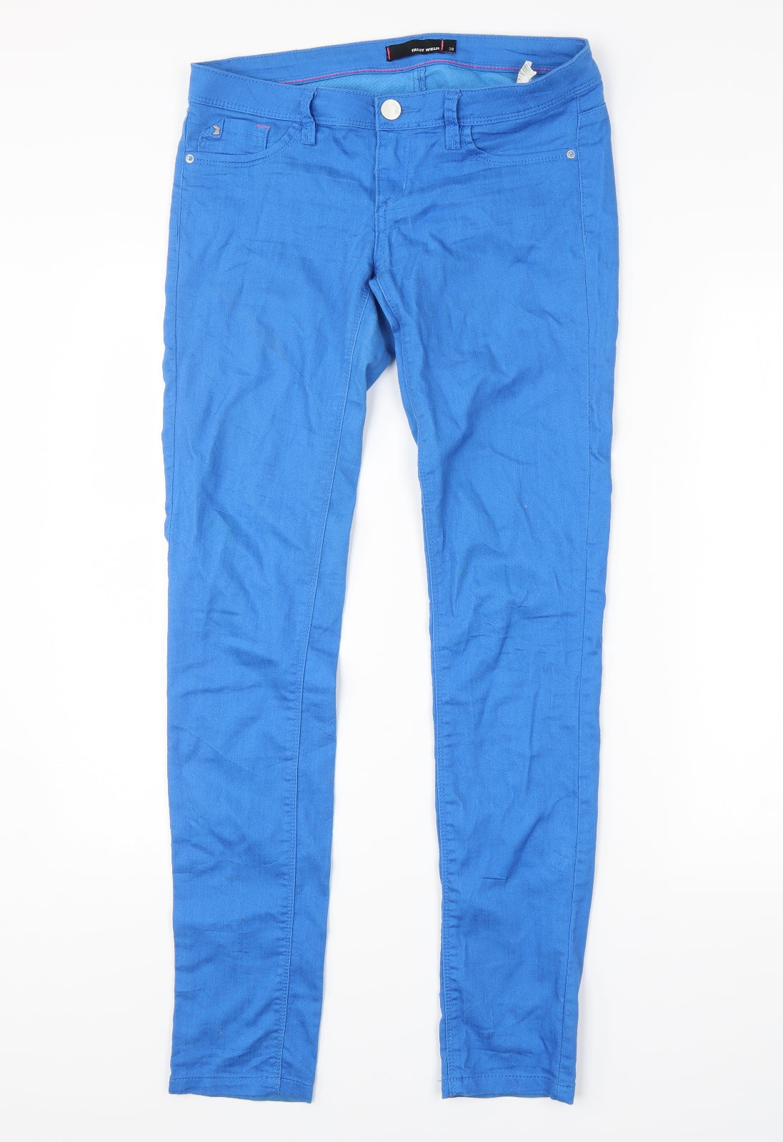 TALLY WEiJL Womens Blue   Straight Jeans Size 10 L30 in