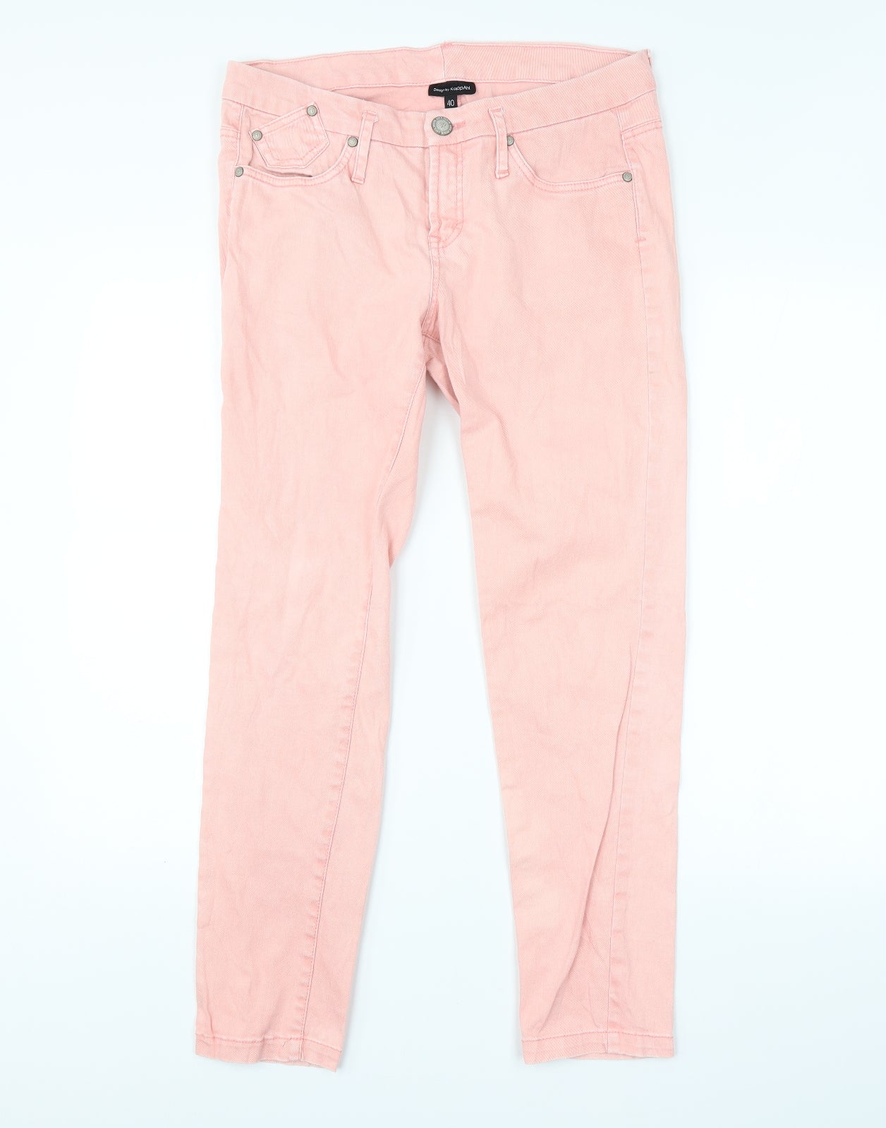 Kappahi Womens Pink   Straight Jeans Size 12 L28 in