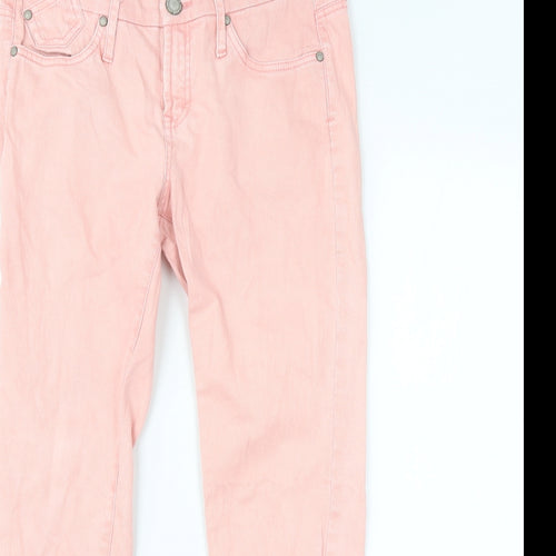 Kappahi Womens Pink   Straight Jeans Size 12 L28 in