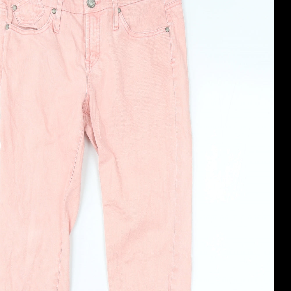 Kappahi Womens Pink   Straight Jeans Size 12 L28 in