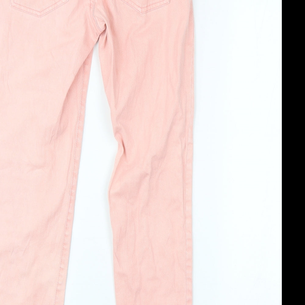 Kappahi Womens Pink   Straight Jeans Size 12 L28 in