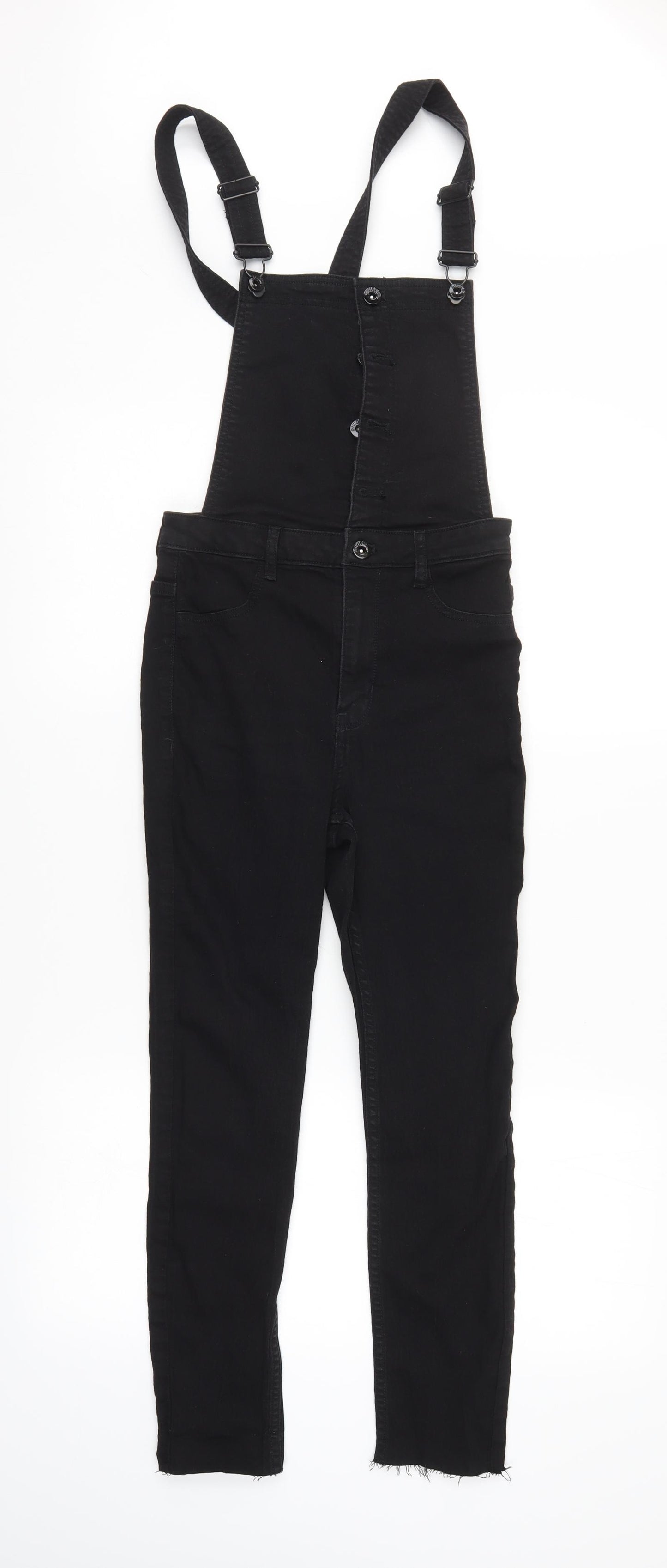 H&M Womens Black   Dungaree One-Piece Size 8
